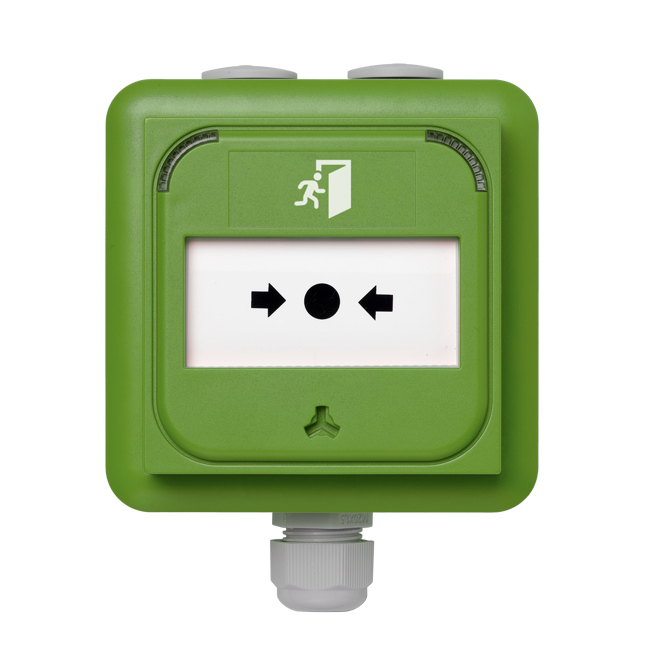   3000 Series intelligent addressable manual call point w/ isolator - weatherproof